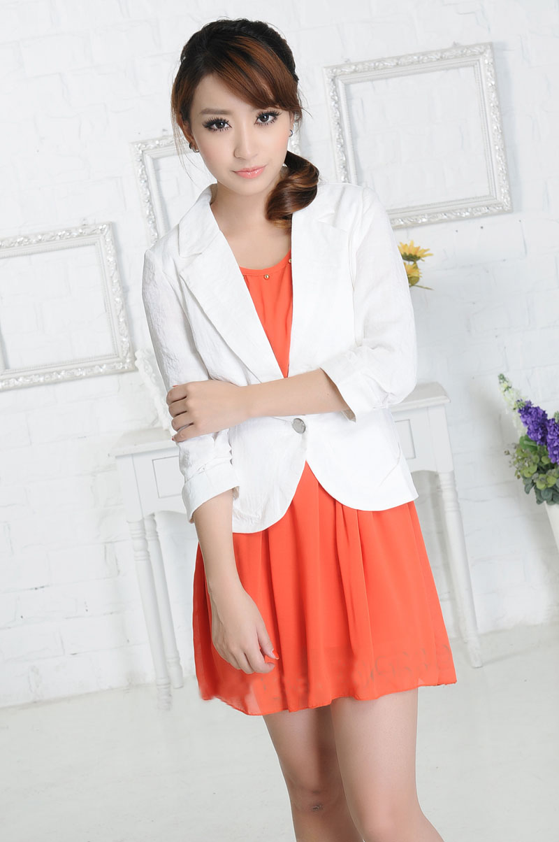 Autumn new arrival 2012 women's slim casual outerwear small suit jacket female spring and autumn casual spring