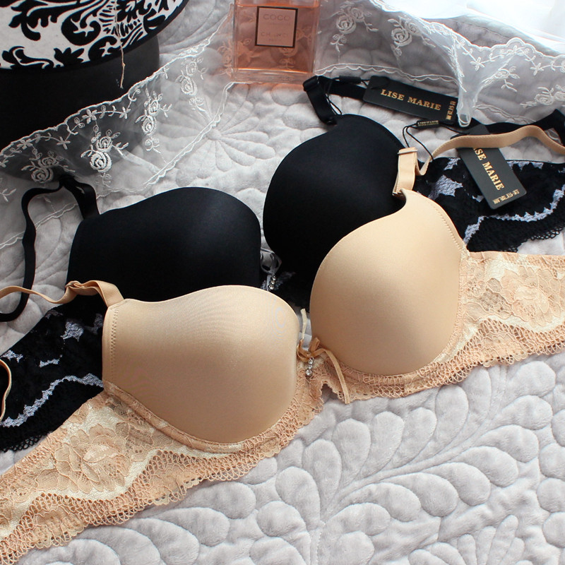 Autumn new arrival 2012 women's underwear push up shaping bra concentrated glossy lace hook laciness outflank