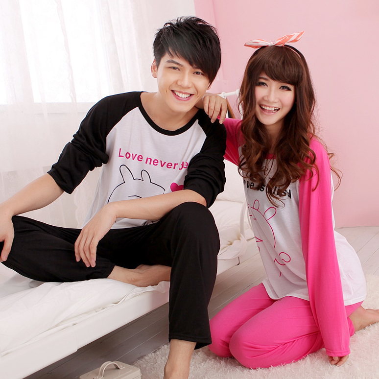 Autumn new arrival cartoon TUZKI lovers long-sleeve lounge set sleepwear