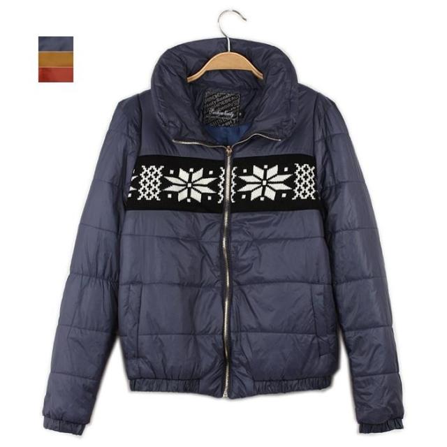 Autumn new arrival qqc women's flower women's autumn and winter design short wadded jacket cotton-padded jacket outerwear 400g