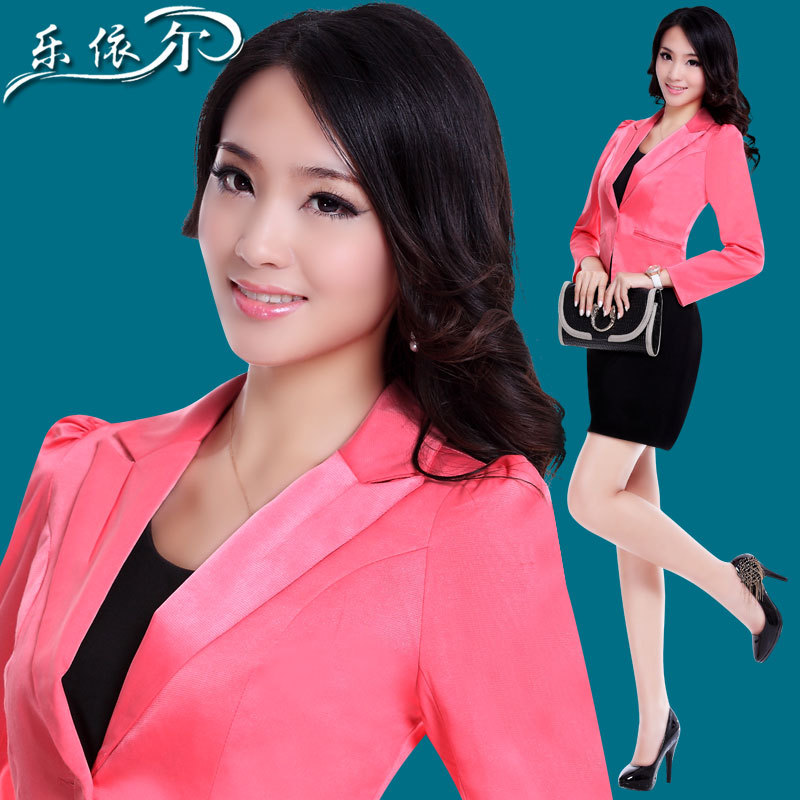 Autumn ol long-sleeve set women's slim blazer casual work wear