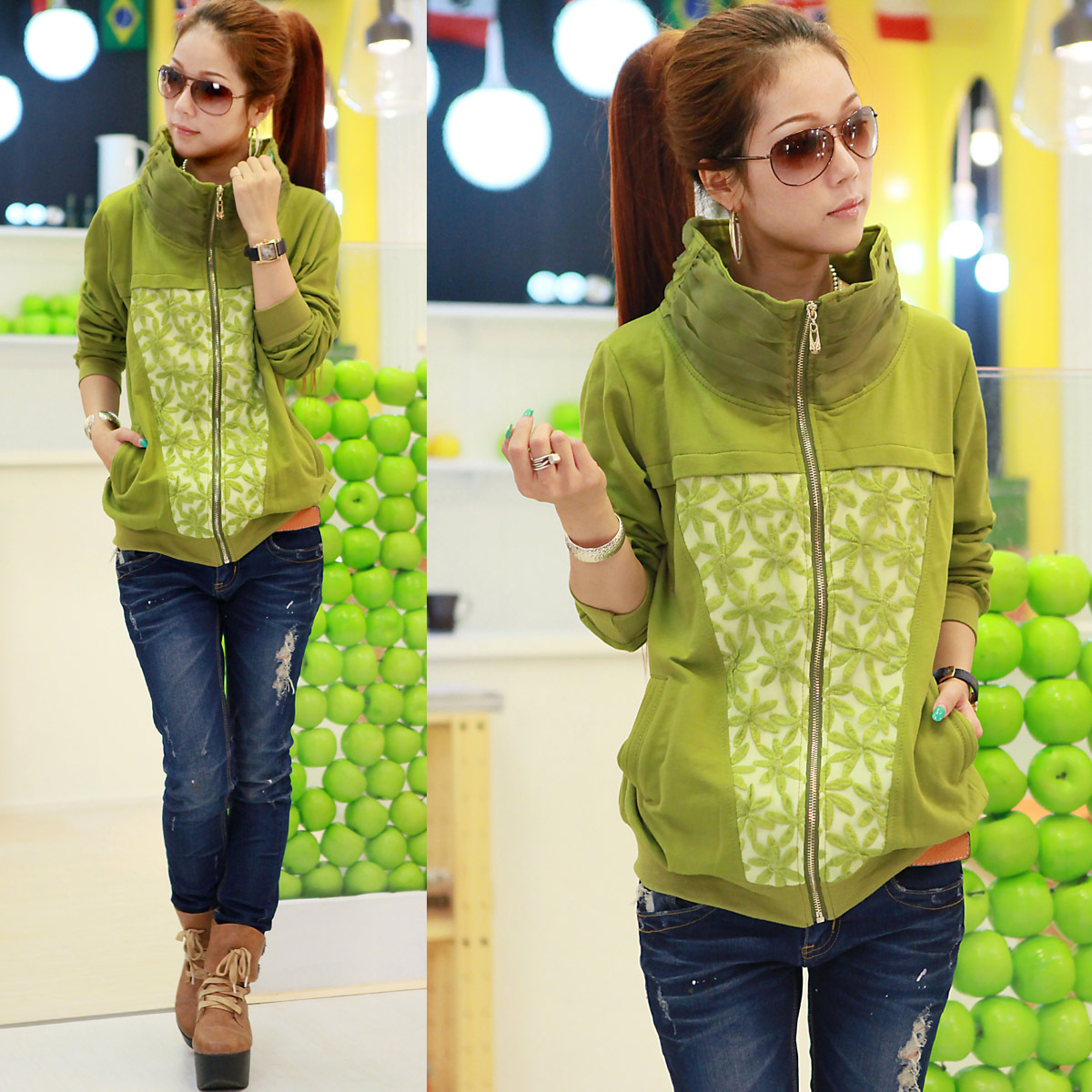 Autumn outerwear Women 2012 new arrival outerwear female casual short jacket female solid color cardigan outerwear#9012