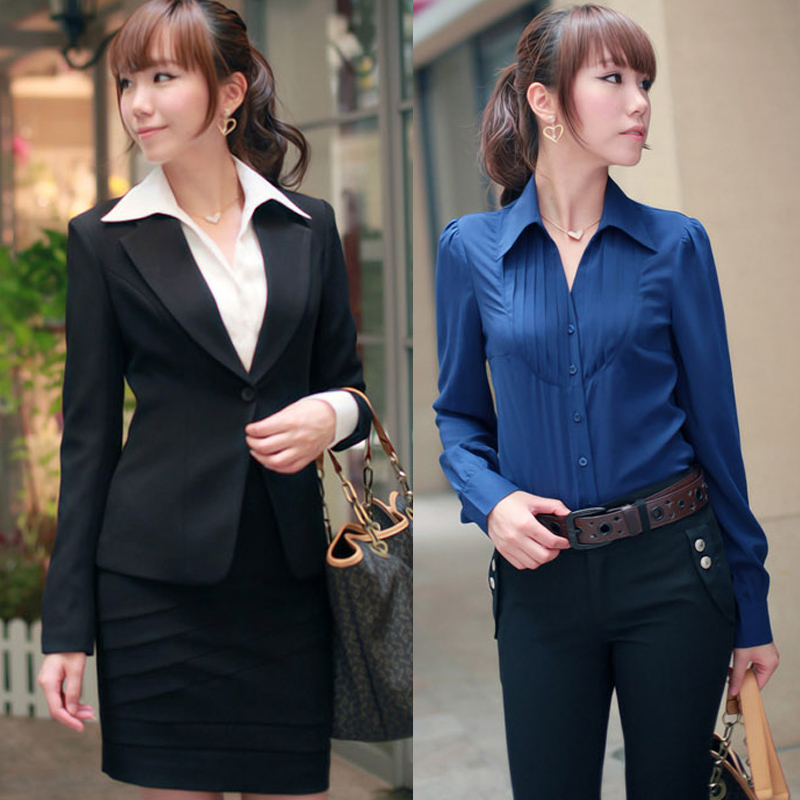 Autumn professional set women's formal black work set dresses pants tooling uniform piece set