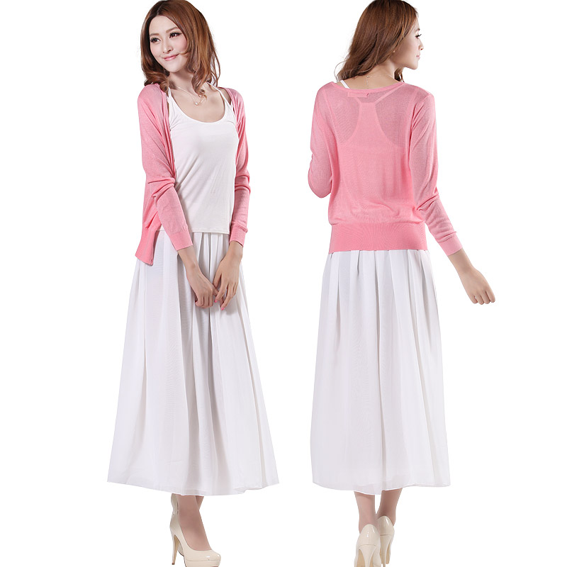 Autumn thin sweater Women 2012 outerwear female short design cardigan all-match 2276