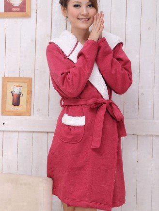 autumn winter fashion Women bathrobes robe lounge sleepwear female home wear sleeping cloth Nightwear pajamas lounge XSJ020