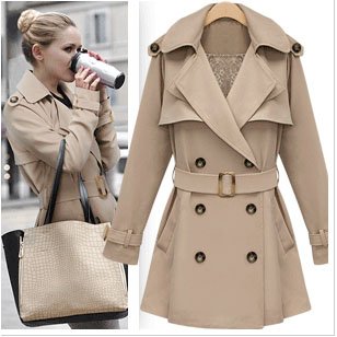 Autumn Winter Jacket New Korean slim long jacket coat Womens Ladies windbreaker/ladies clothes, lady coat, fasion overcoat