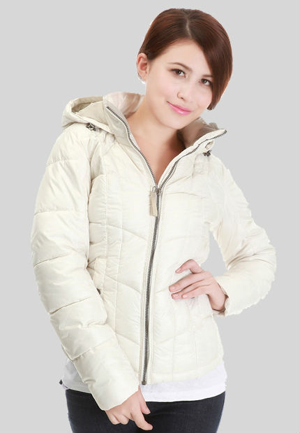 Autumn winter white women female ladies' hoody hooded thickened fit cotton liner coat jacket outwear top  WM7112 freeshipping