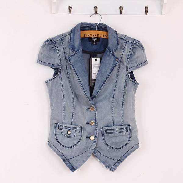 Autumn Women denim Vest 8634