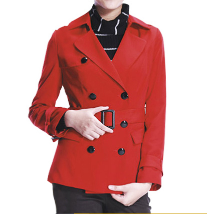 Autumn women's new arrival solid color elegant slim waist casual clothes outerwear