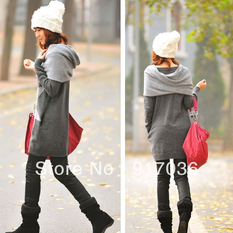 Autumn  women's sweater loose plus size outerwear top spring and autumn the trend of casual