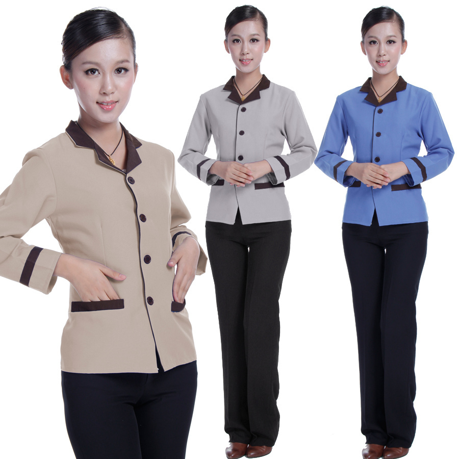 Autumn work wear cleaning service long-sleeve cleaning work wear cleaning service autumn and winter uniform