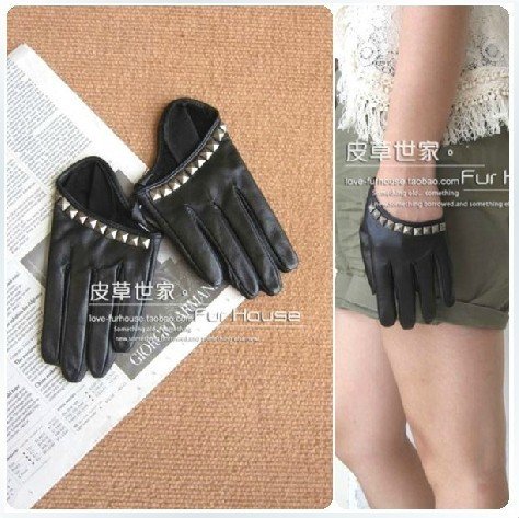 Awesome! Free shipping+ New Arrival Fashion100% genuine leather gloves