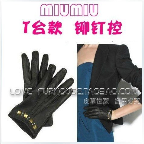 Awesome! Free shipping+ New Arrival Fashion100% genuine leather gloves