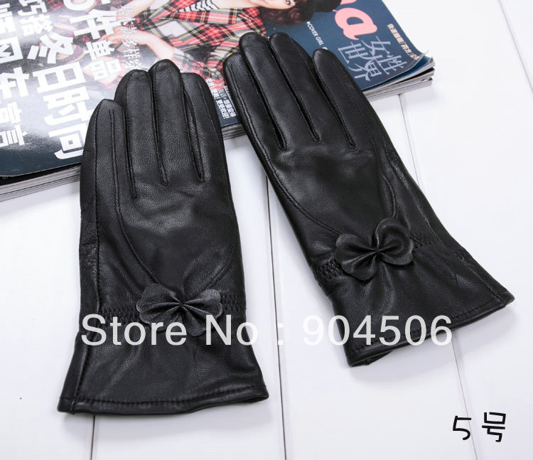 Awesome! free shipping! Warm New Arrival Fashion100% genuine leather gloves