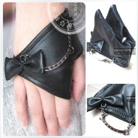 Awesome! trendsetter!pub+ Free shipping+ New Arrival Fashion100% genuine leather gloves+handcraft