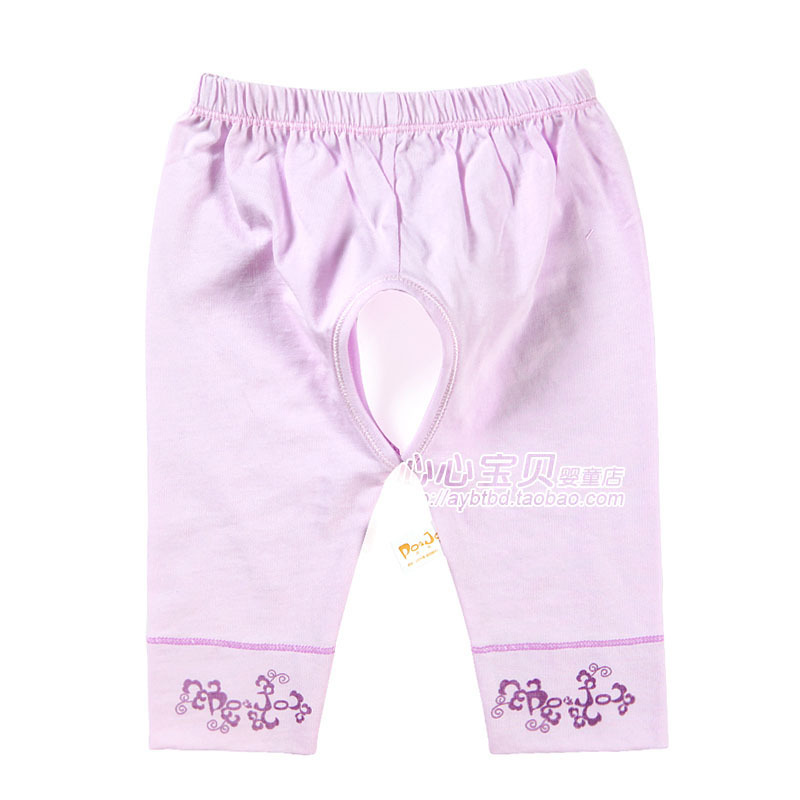 AY 2012 autumn and winter 100% cotton baby underwear ba900-127l baby simple open-crotch pants