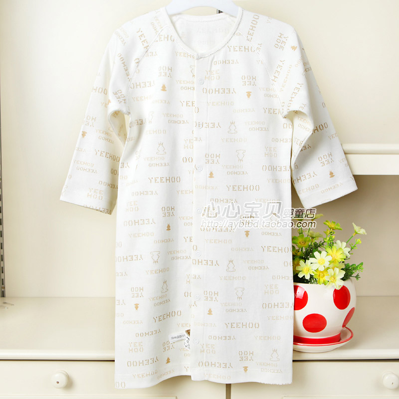 AY 2012 spring and autumn 100% cotton baby underwear ny552-12-1 baby robe clothes