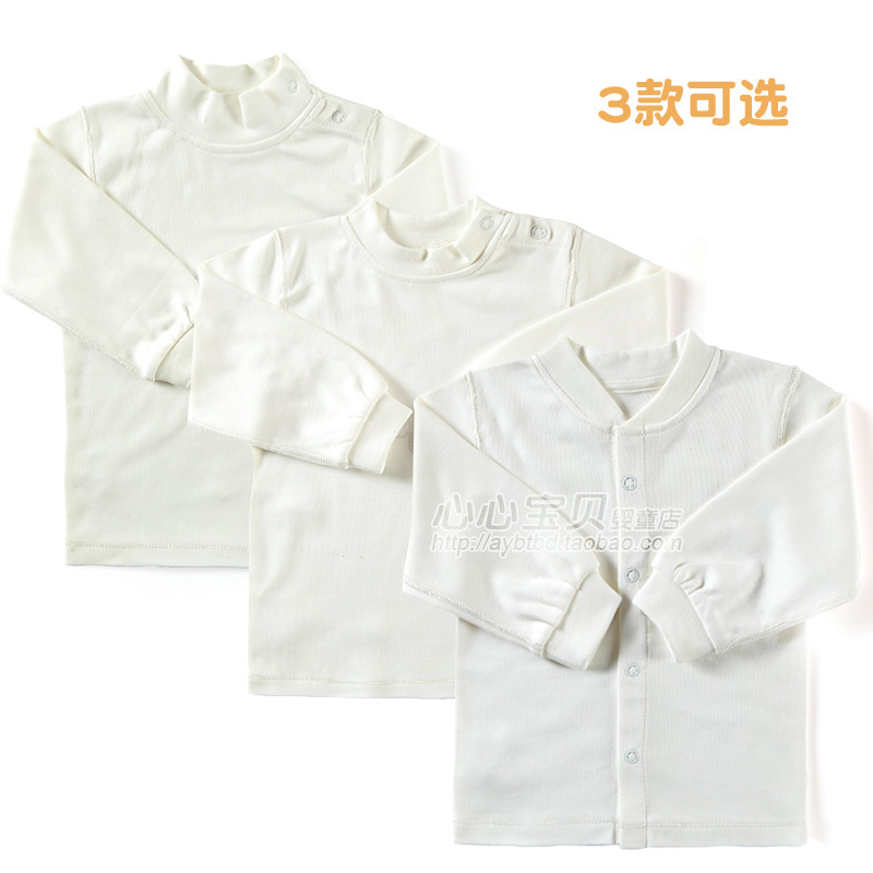 AY 45 bush-rope carpenter's autumn and winter 100% cotton baby underwear 118m baby double-breasted o-neck set