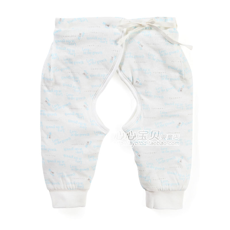 AY Rattan carpenter's autumn and winter baby underwear pa996-108c baby cotton-padded rope open-crotch trousers