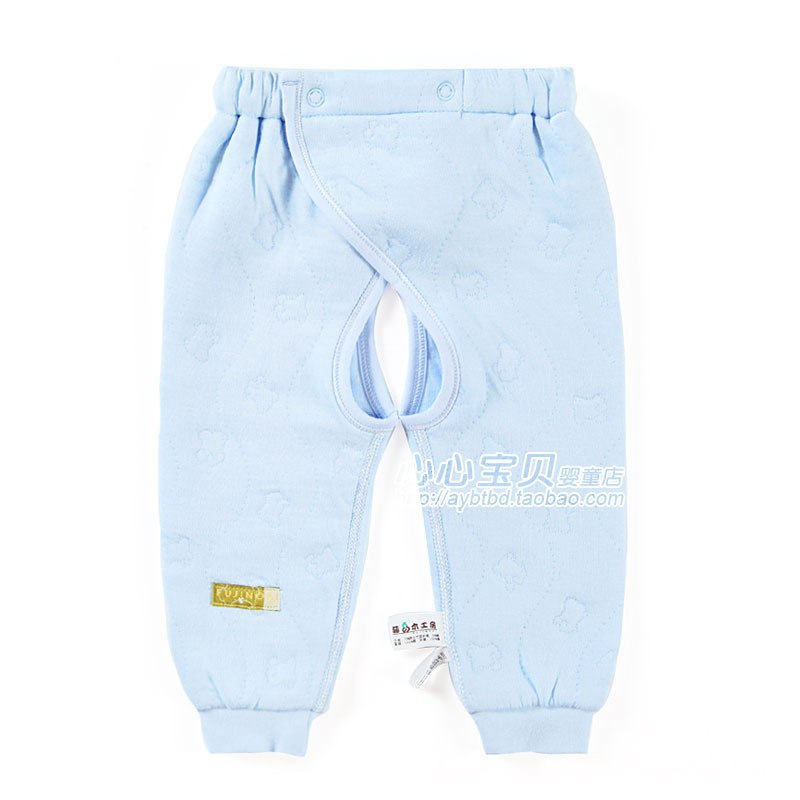 AY Rattan carpenter's autumn and winter thermal bamboo fibre baby underwear thickening pa990-123b open-crotch pants