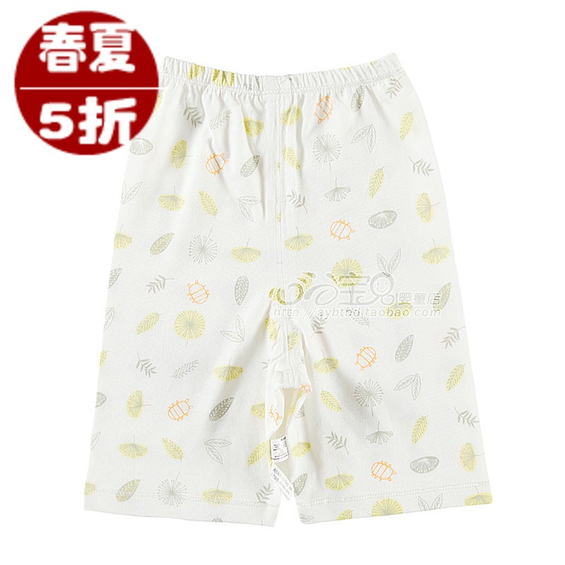 AY Rattan wood 2012 summer 100% cotton baby underwear pa997-135m baby capris trousers