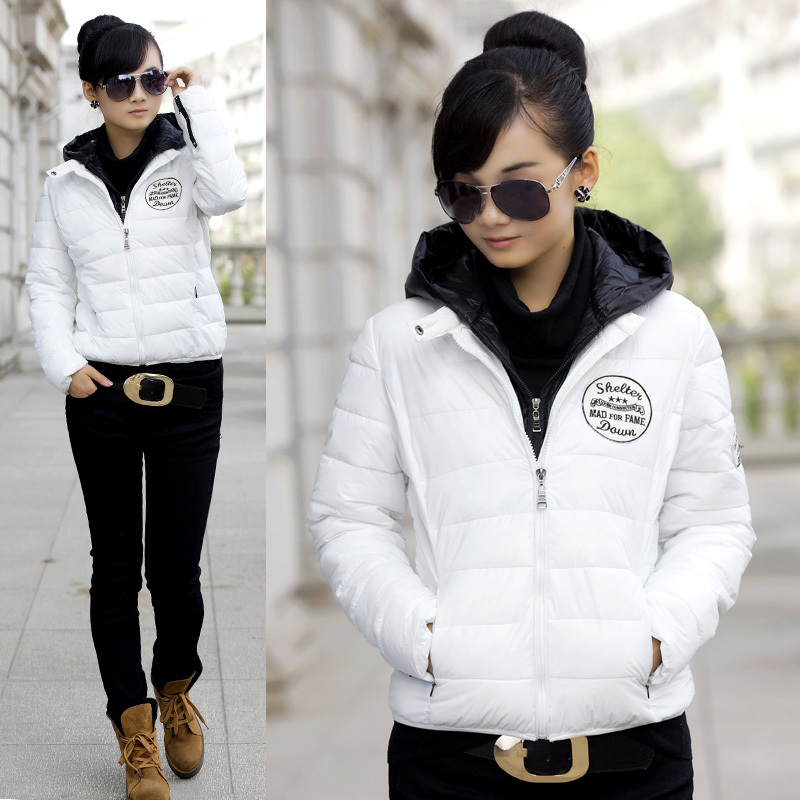 AYILIAN 2013 short design down coat female outerwear female double layer cap