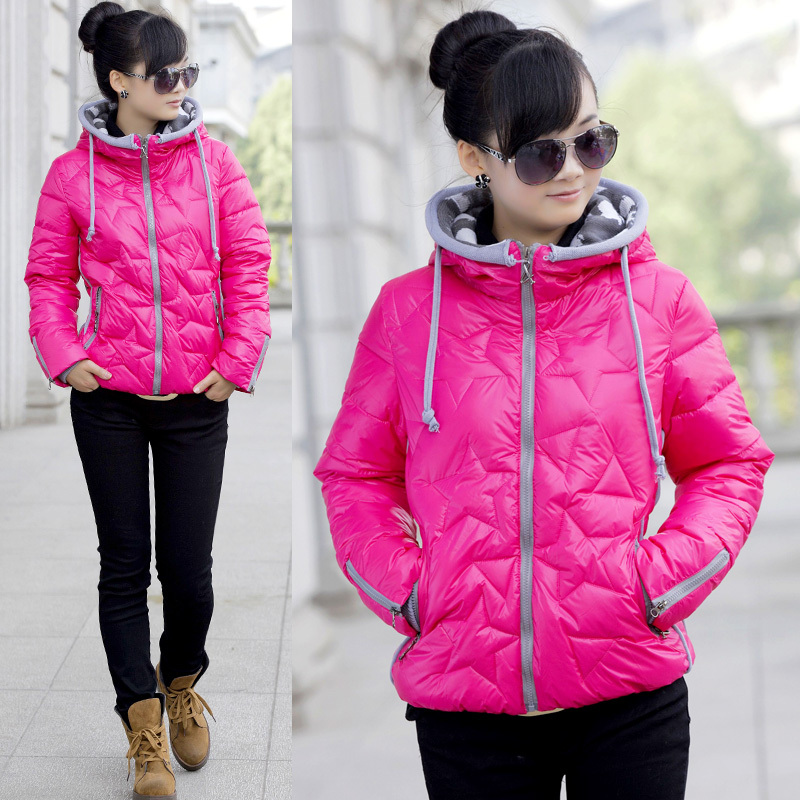 AYILIAN 2013 short design down coat women sweet preppy style candy color