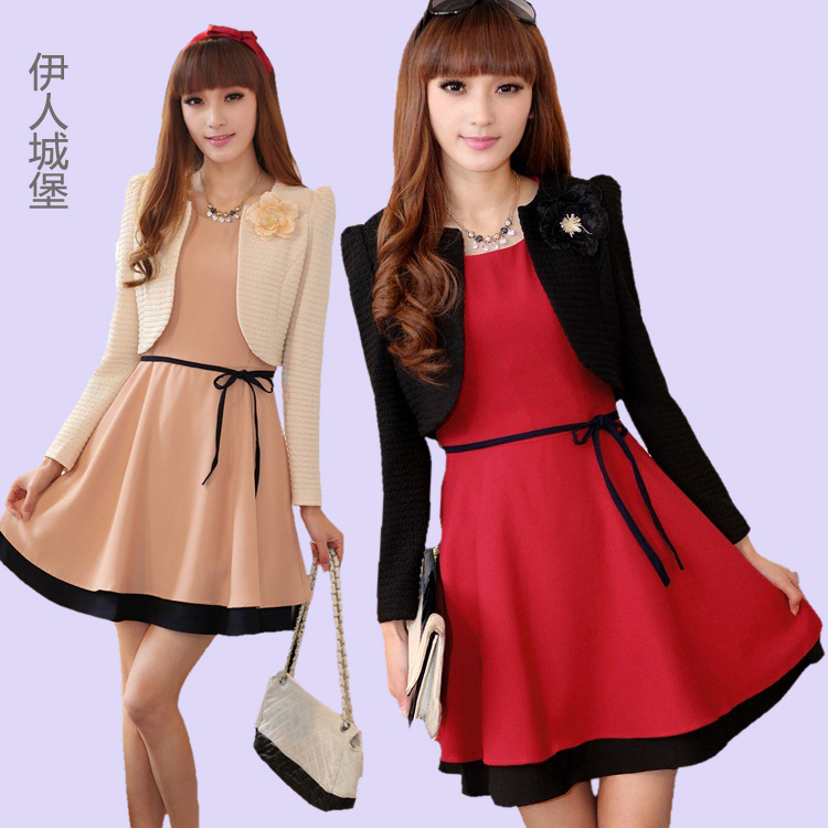 AYILIAN spring women's 2013 sweet elegant twinset gentlewomen professional skirt ccdd SS48