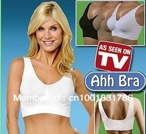 B&H 0009  free shipping 36pcs/lot Ahh Bra Seamless sports bra Genie Bra push up tv Rhonda Leisure slimming pants shaper