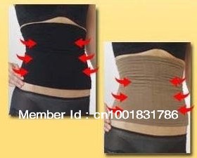 B&H 1668  free shipping 30pcs/lot calorie off Slim Fat Slimming Diet Waist cinchers underwear tummy trimmer massage shaper belt