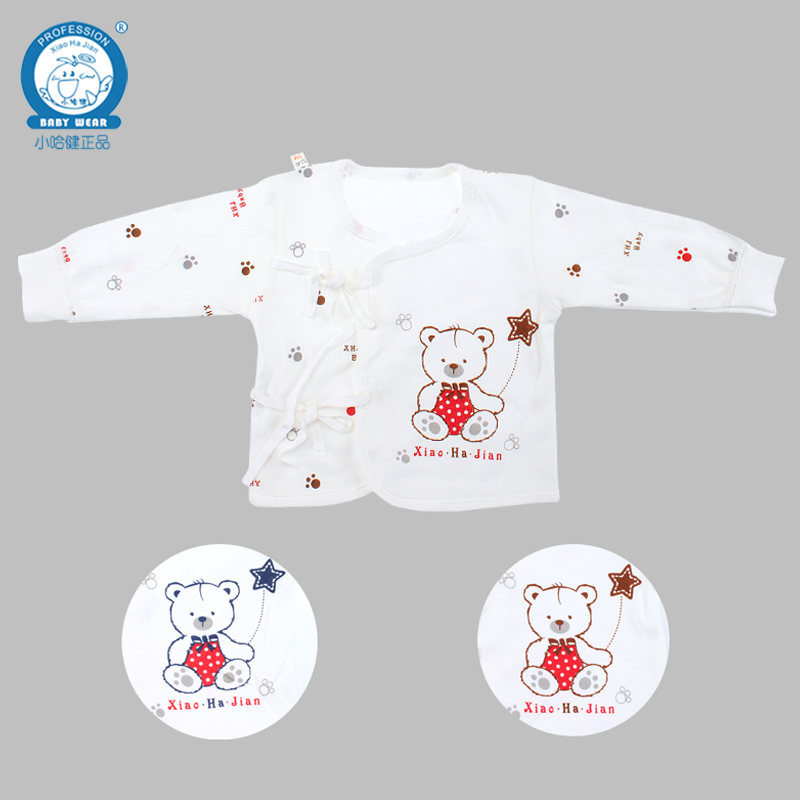 Baby 100% cotton lacing top baby 100% cotton underwear newborn 100% cotton shirt monk clothes