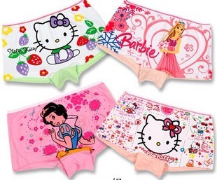 Baby 100% cotton panties female child trunk infant child panties princess panties shorts