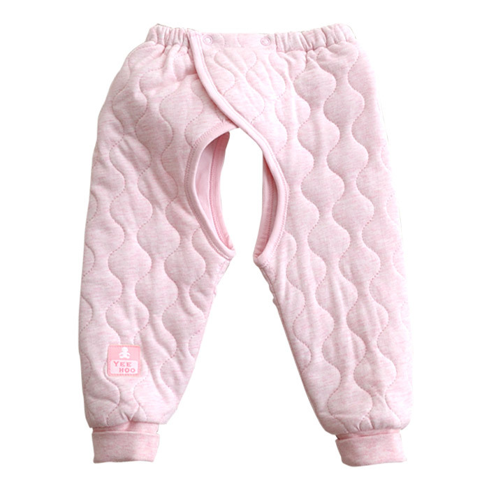 Baby autumn and winter cotton-padded at home open-crotch pants infant children thermal underwear ny555-293-2