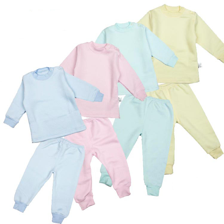 Baby bamboo fibre thermal underwear set child antibiotic super close-fitting underwear twinset spring children's clothing