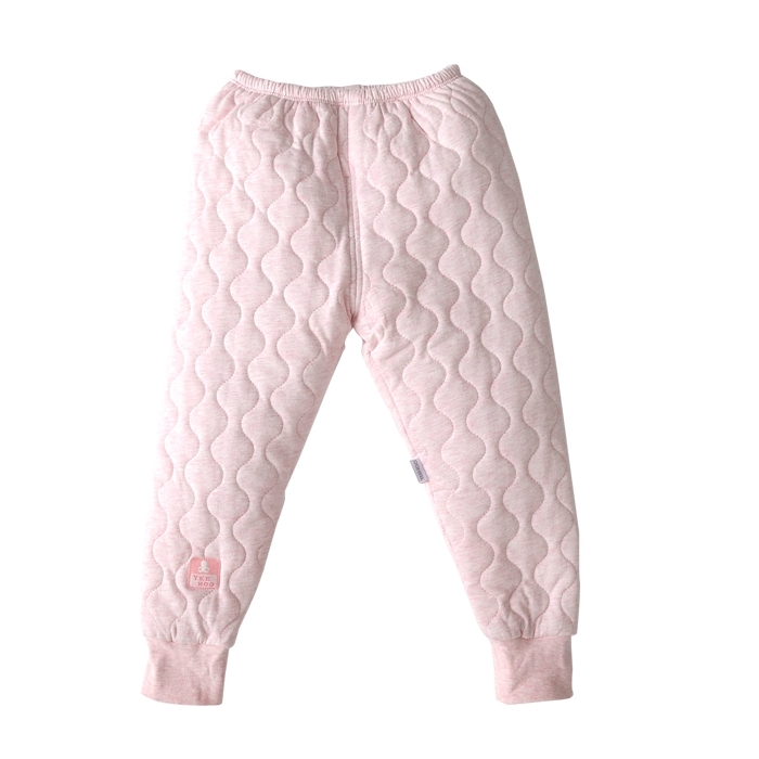 Baby flower yarn cotton-padded thermal trousers chiddler thermal long johns ny612-293-2