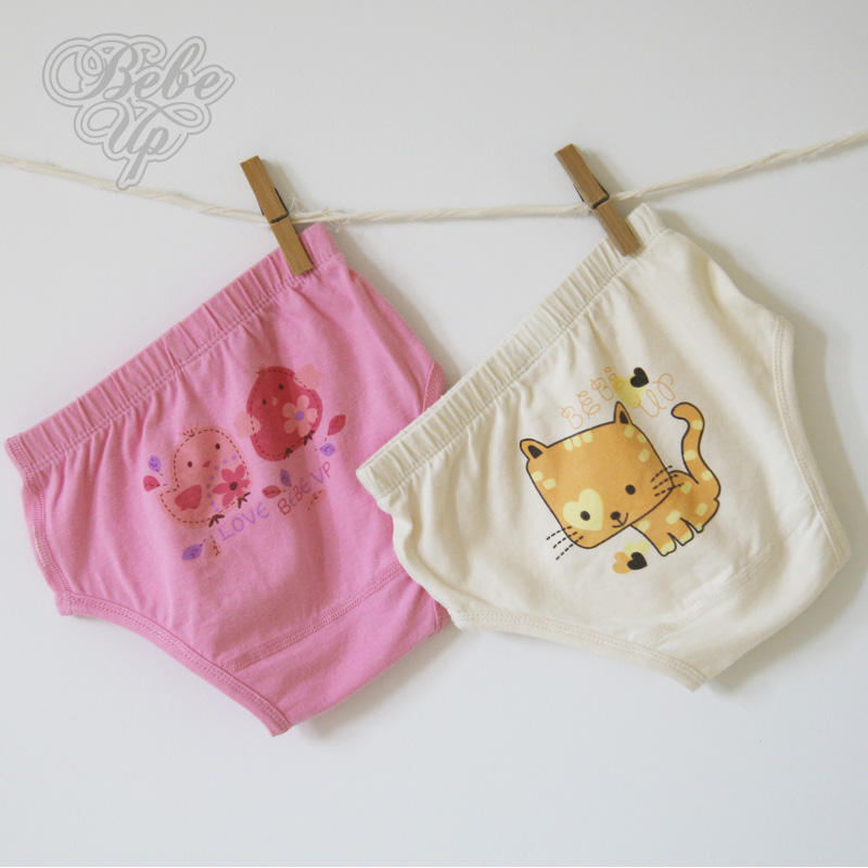 Baby organic cotton baby panties child panties 100% cotton 2