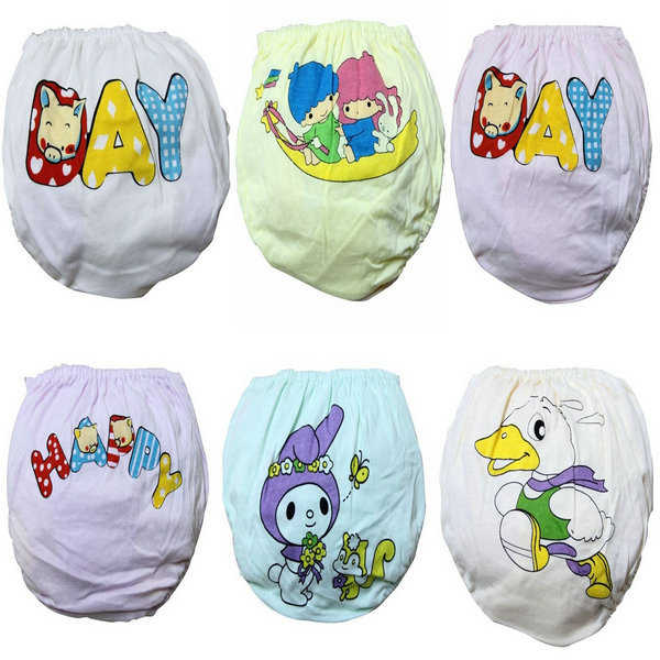 Baby panties 100% cotton female child bread pants underwear cartoon child panties