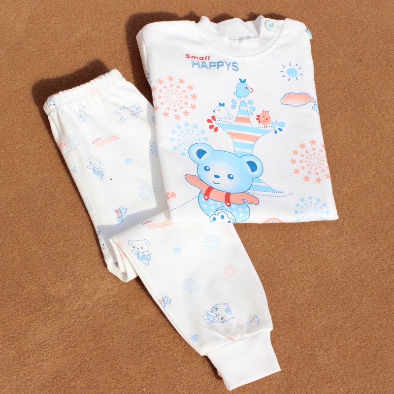 Baby underwear 100% cotton baby underwear clothing clothes newborn child long johns long johns set