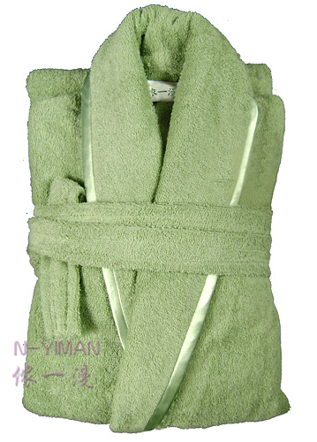 Bag thickening 100% cotton towel bathrobe robe bathrobe lounge chromophous electrostatic !