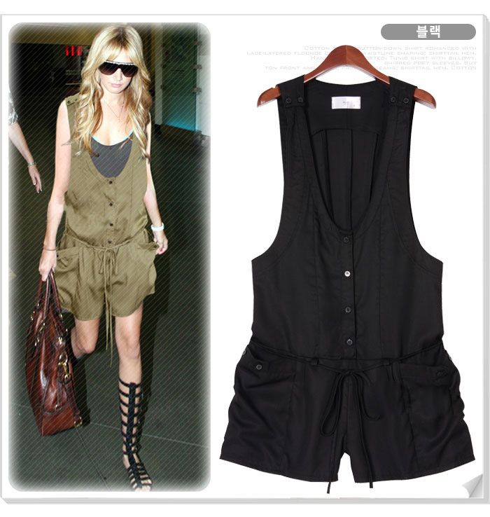 balck or coffer color Jumpsuit one piece easy to match free size free shipping