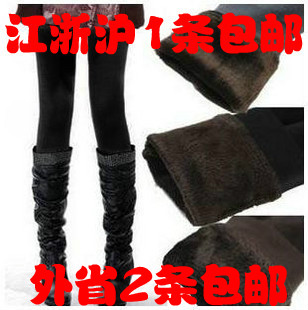 Ball winter high waist plus size thickening plus velvet warm pants female long johns koala velvet legging