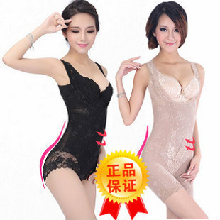 Bamboo abdomen drawing butt-lifting shaper one piece shapewear beauty care underwear slimming clothes