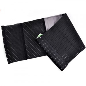 Bamboo charcoal fiber breathable type tight body shaping abdomen drawing belt staylace thin belt