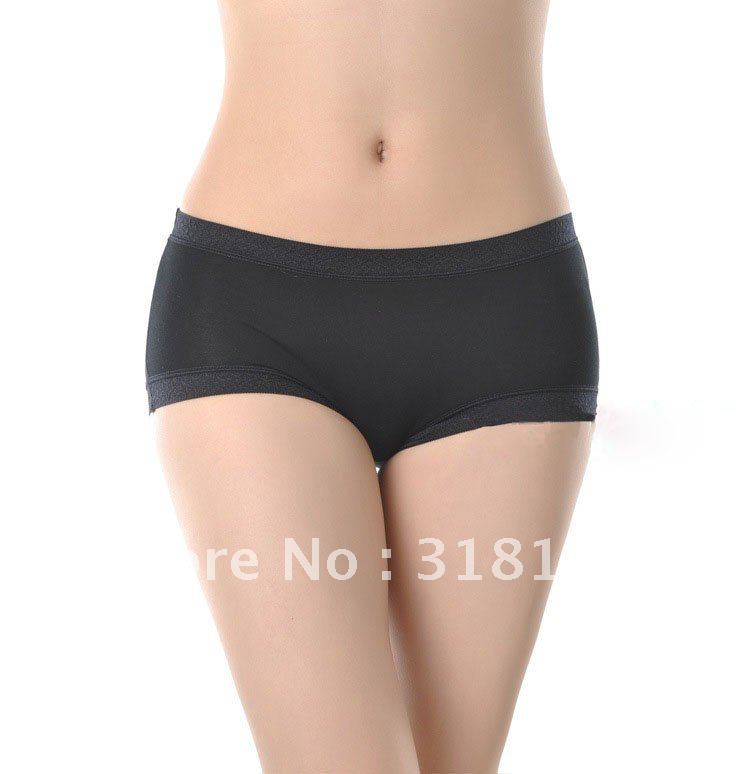 Bamboo Fiber Tracelessness Waist Panties Women's Underwear Briefs Knickers 900852-510009C Free shipping