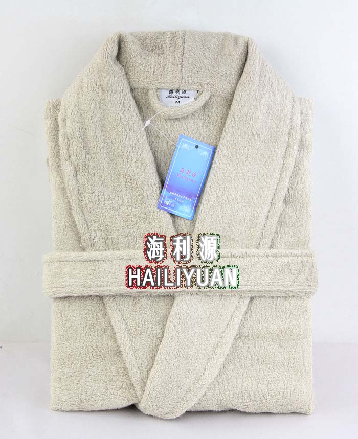 Bamboo fibre bathrobes thickening bathrobe male robe winter sleepwear 1300