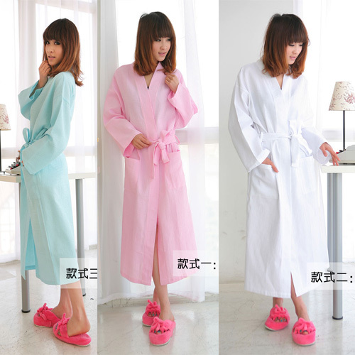 Bathrobes waffle cotton lovers at home robe bathrobes