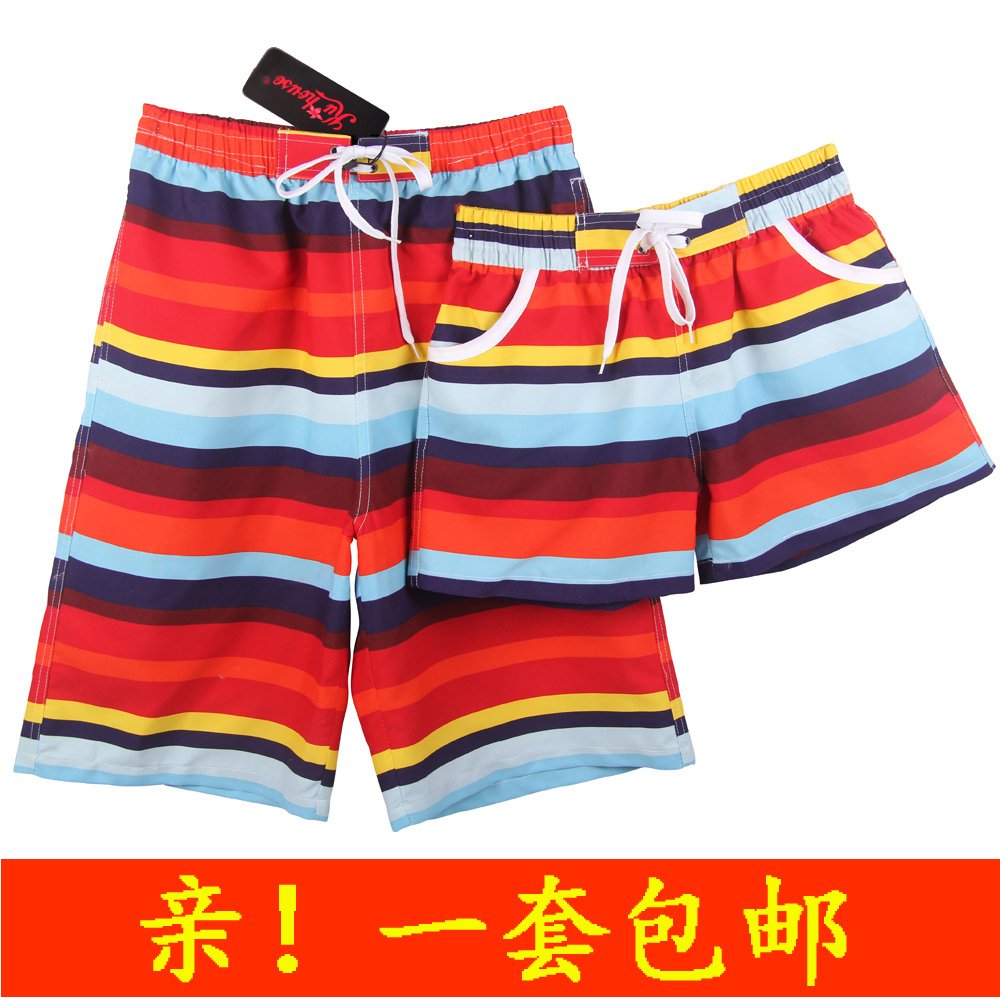 Beach pants female lovers beach pants female shorts quick-drying plus size