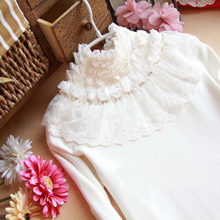 Beautiful autumn and winter women rose lace beading diamond pullover long-sleeve turtleneck knitted basic shirt sweater