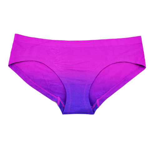 Beautiful ! hallucinogenic purple sexy gradient seamless female panties plus size available