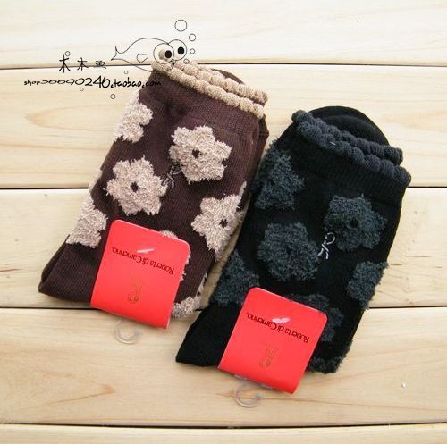 Beautiful ! patchwork socks spring and autumn socks small double